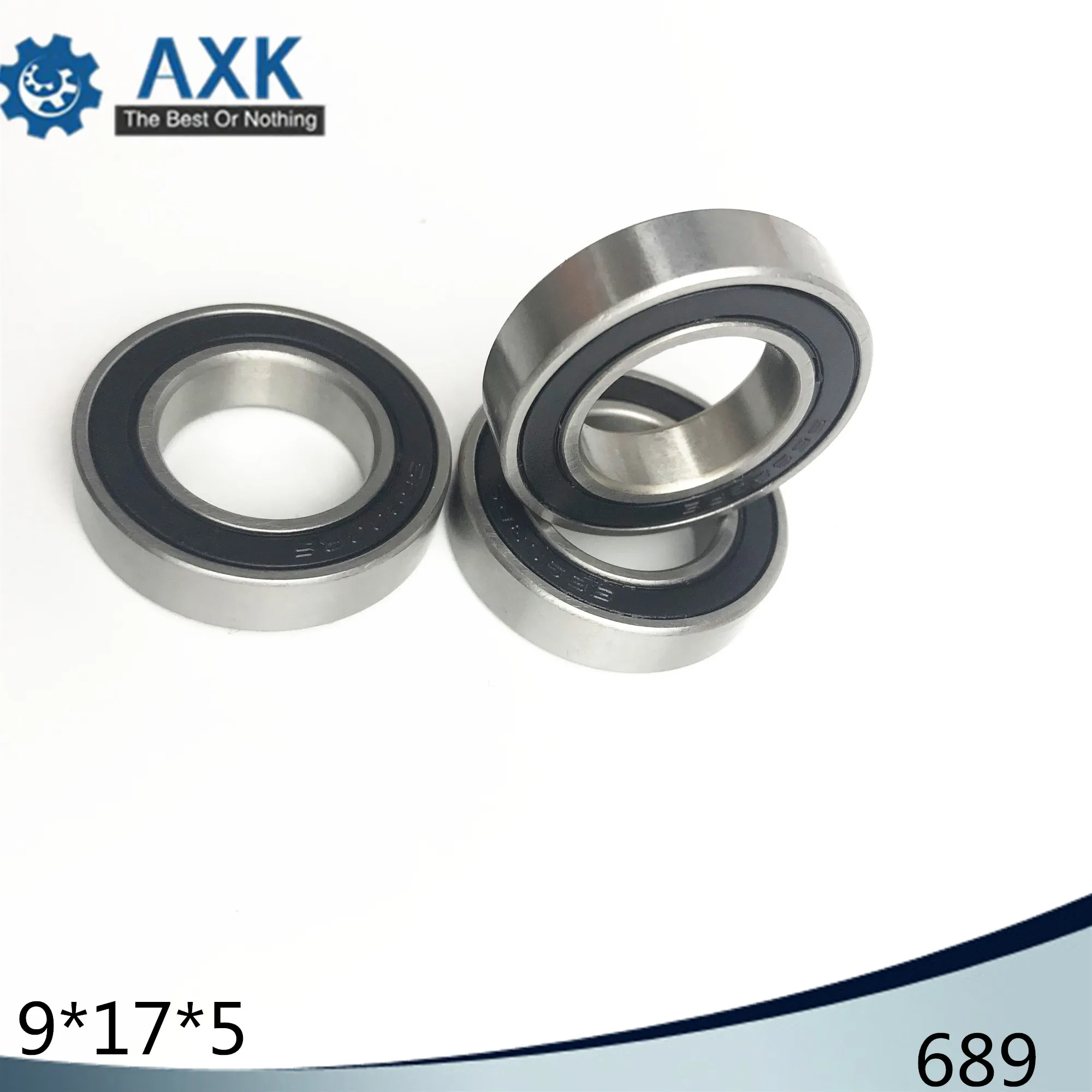

689 Hybrid Ceramic Bearing 9*17*5 mm ABEC-1 ( 1 PC) Industry Motor Spindle 689HC Hybrids Si3N4 Ball Bearings 3NC 689RS