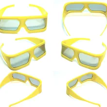 100 шт пластиковая Желтая оправа IMAX 3d очки поляризационные линейные 3d очки для 3D фильмов 45/135 градусов 3d очки для кинотеатра