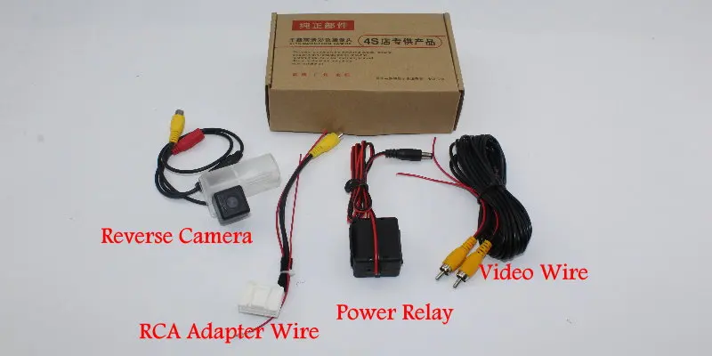Liislee Car Reverse Rear View Camera For  Toyota Corolla  Levin 2015 2016  Connect Original Factory Screen  RCA Adapter 7