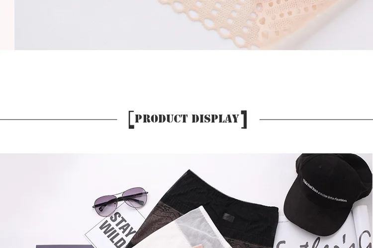 Lace Safety Short Pants Summer Ice Silk Female Boyshorts Underwear Middle Waist Seamless Shorts Pants for Women (20)