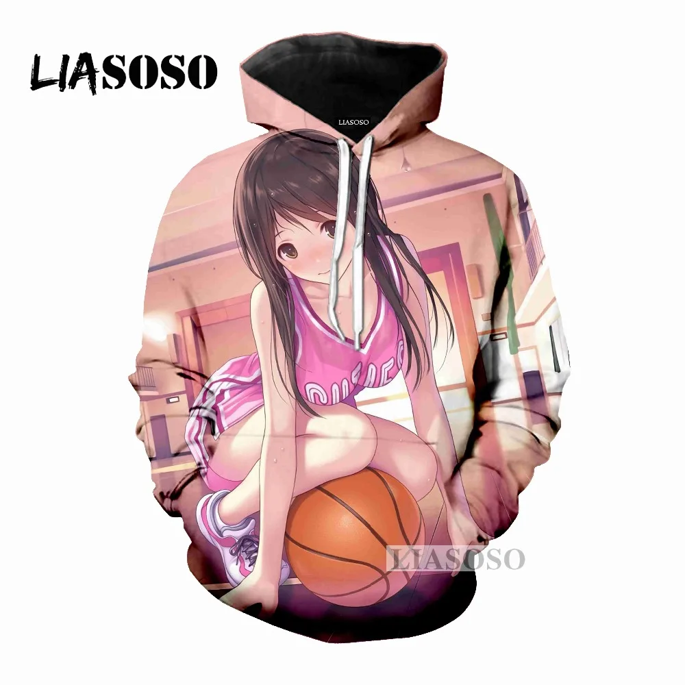 Мужская и Женская толстовка с капюшоном LIASOSO модная брендовая 3D принтом модель W031