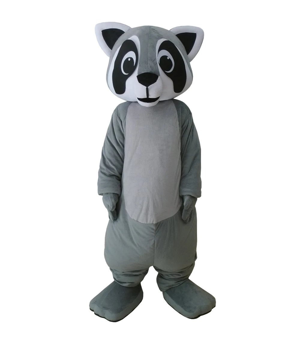 cosplay costumes Hot Little Raccoon mascot costumes character grey bear
