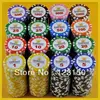 PK-6006  50pcs/pack Clay 14g Poker Chips insert metal 15 denomination ► Photo 1/6