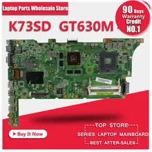 K73SD REV 2.3 suitable for asus k73sv k73sj k73sm X73S K73S A73S A73SV X73SVlaptop motherboard GT630M 2GB ,original NEW