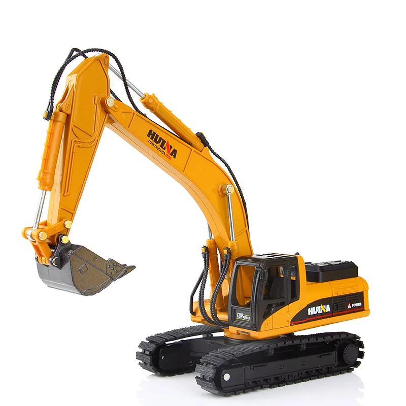 

1:50 Metal Alloy Diecast Toy Excavator Truck Model Autotruck Car Model Toys For Boys Navvy Engineering Truck Collection Toys