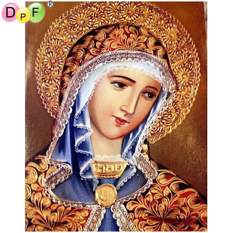 DPF DIY Religion of Notre Dame 5D diamond painting cross stitch crafts