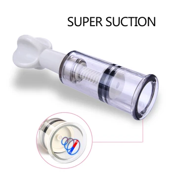 S/L/XL/M Size Nipple Clamps Breast Sucker Pussy Pump Enlarger Clitoris Stimulator Nipple Vacuum Pump Adult Game SM Sex Toys 5