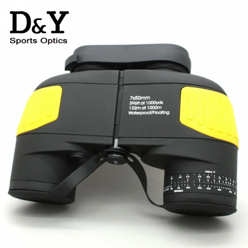 7X50 10X50 font b rangefinder b font military binocular Professional marine floating binoculars telescope DYB012