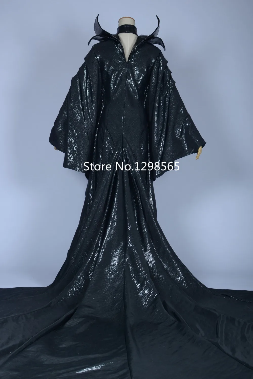 Костюмы на Хэллоуин для мужчин женщин Малефисента платье костюм малефисенты взрослых с свободным рогом