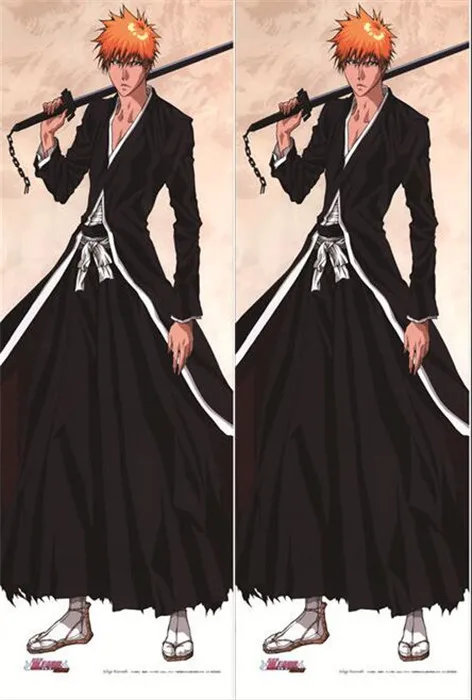 Ulquiorra Cifer and Grimmjow Jaegerjaques Anime Body Pillow Cover Featuring Characters from Bleach - Burichi Ichigo Kurosaki Design image 5