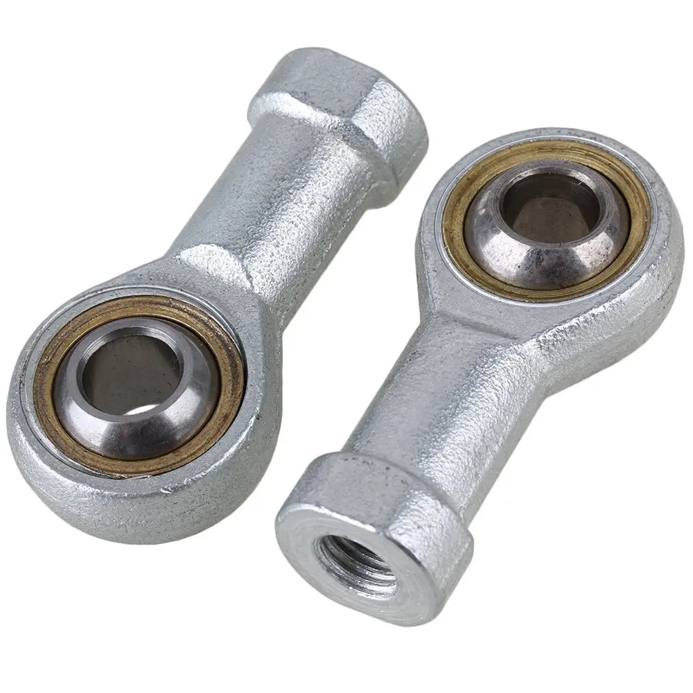Silver Female 10mm Zinc Metric Threaded Rod End Tie Bearings Link Joint