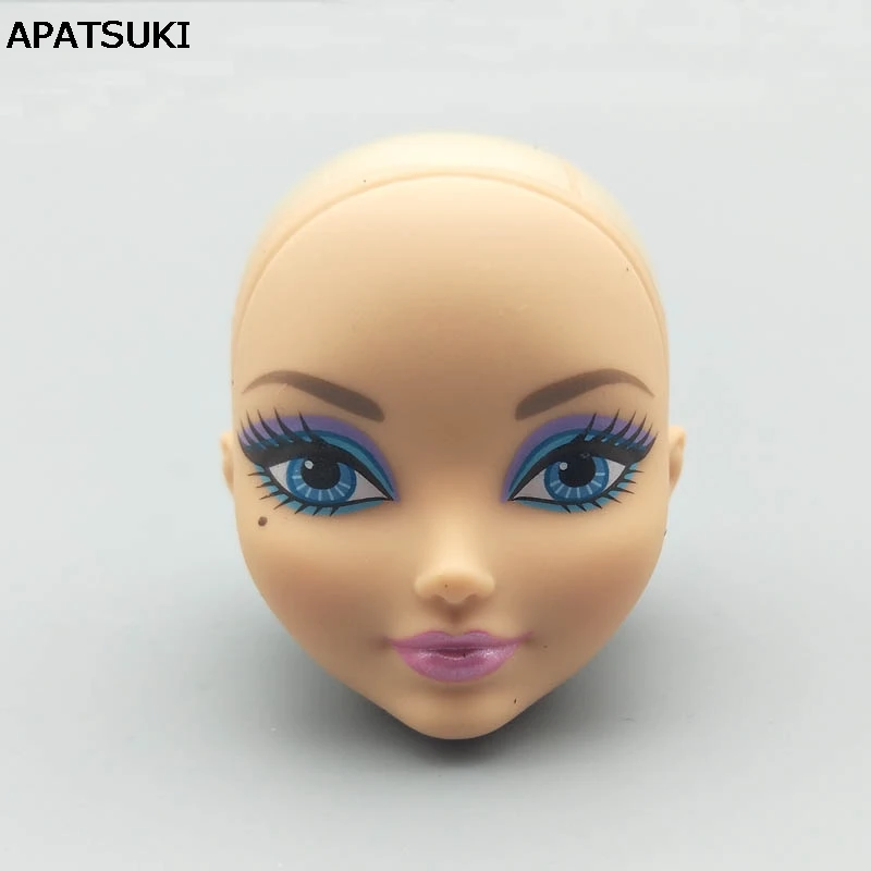 Мягкая лысая голова куклы для Monster High голова куклы с макияжем BJD кукла для отработки нанесения макияжа Голова монстра 1/6 аксессуары для кукол