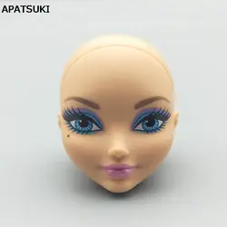 Мягкая лысая Кукольная голова для Monster High Кукольная голова с макияжем BJD кукольная для отработки нанесения макияжа Monster Head 1/6 аксессуары для