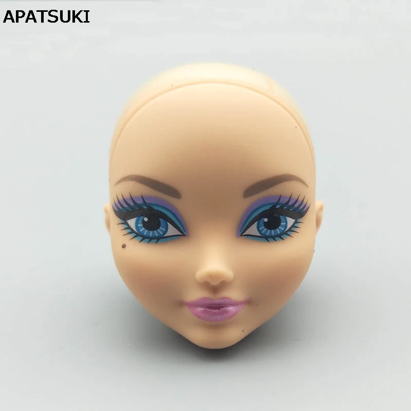 Мягкая лысая голова куклы для Monster High с макияжем BJD Голова монстра 1/6 аксессуары