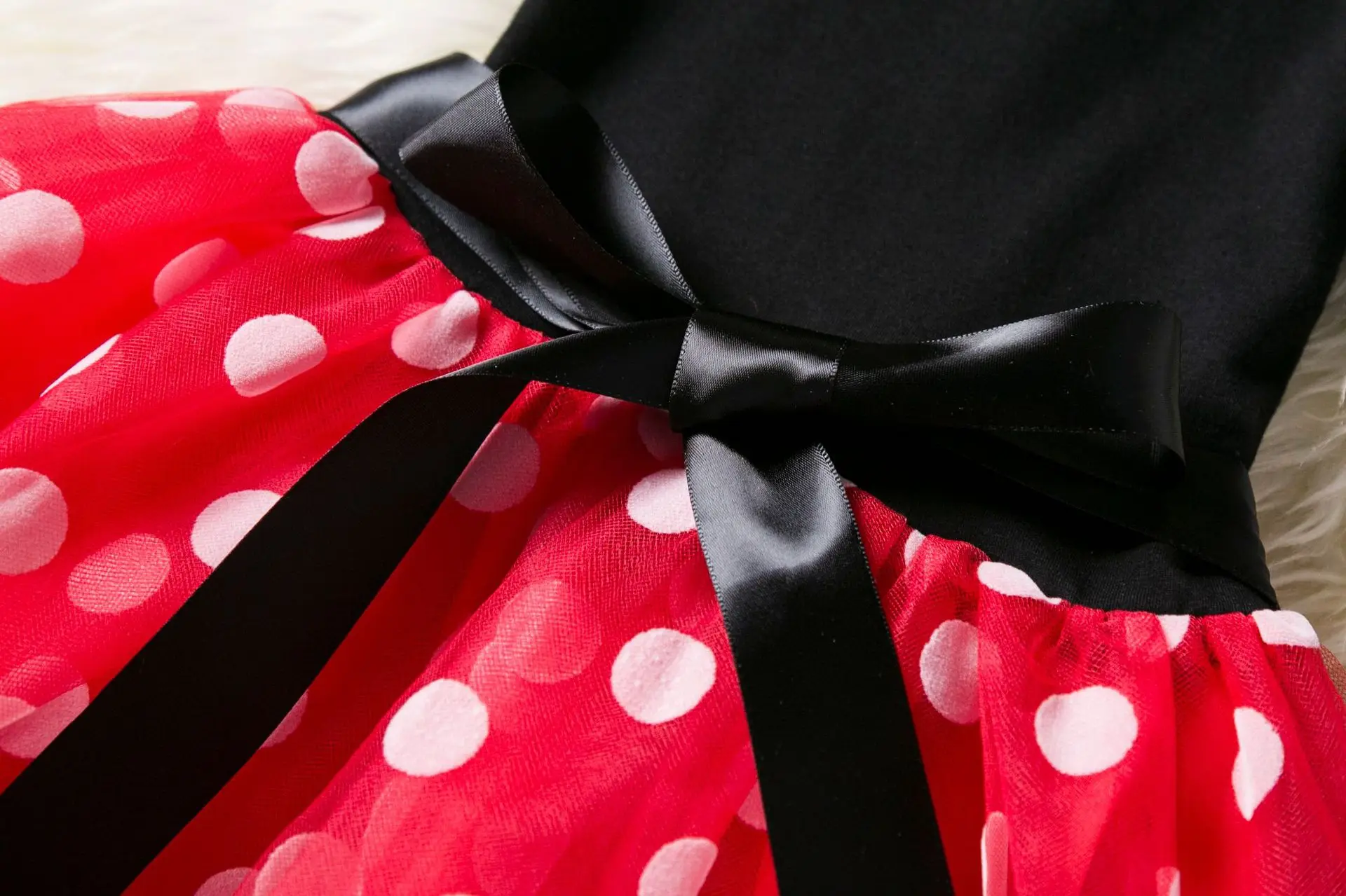 Праздничное платье для малышей на День рождения; пасхальное платье для костюмированной вечеринки; платье для девочек с рисунком Минни Маус; Детский костюм; Одежда для девочек; 6T