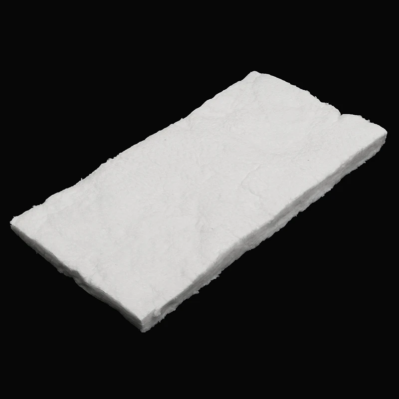 

24"x40" Aluminum Silicate High Temperature Insulation Ceramic Fiber Blanket Fabric Industry DIY Material Ceramic Fiber 61x100cm