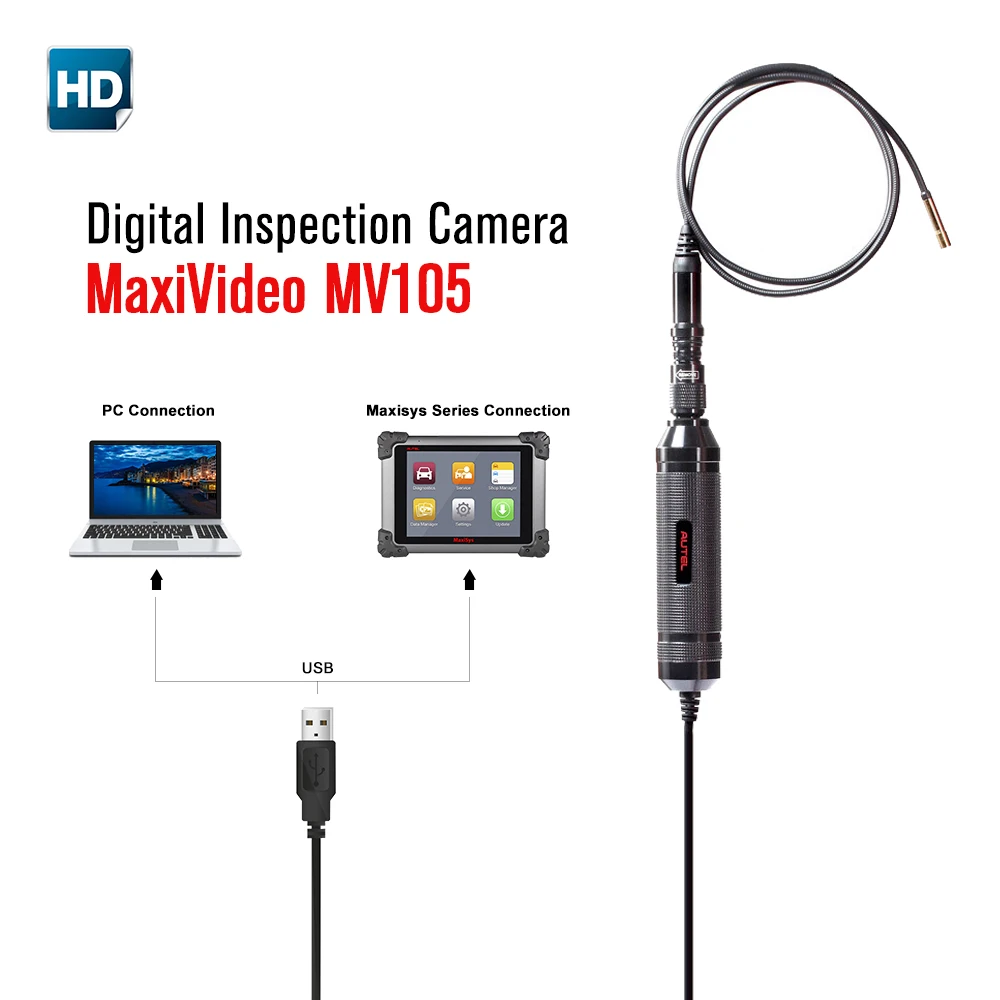 Autel MaxiVideo MV105 Automotive Inspection Camera