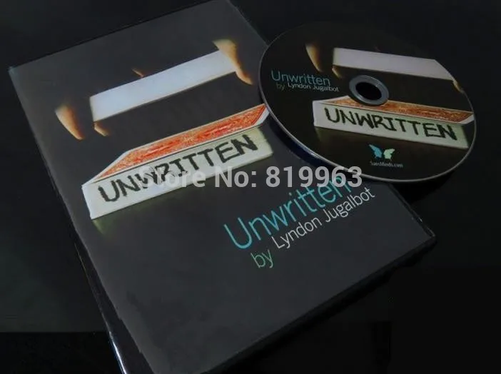 Unwritten по Кормак J & SansMinds (DVD + трюк)-фокусы, магия карты, иллюзии, волшебники, закрыть, весело Magia Игрушечные лошадки, гаджет