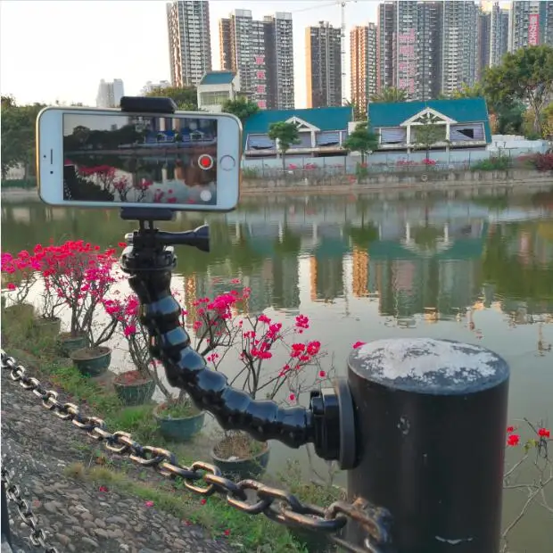 Магнитный магнитный держатель для селфи w/ gooseneck arm gopro hero sjcam xiao yi mi экшн камеры