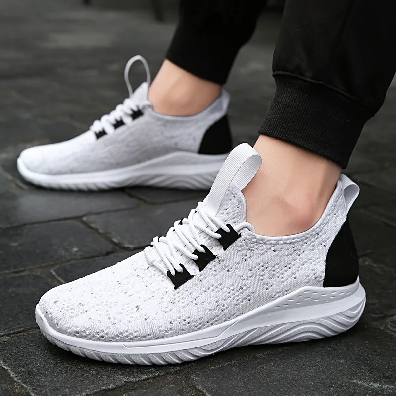 

2019 new trend men's sports shoes comfortable breathable sports running shoes adult outdoor brand lightweight sports shoes