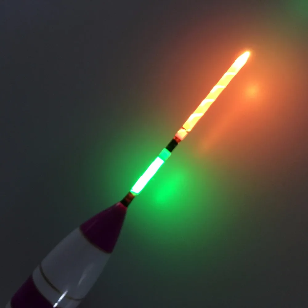 1Pcs 0.8 3.0 LED Electronic Fishing Floats Bobber Rock