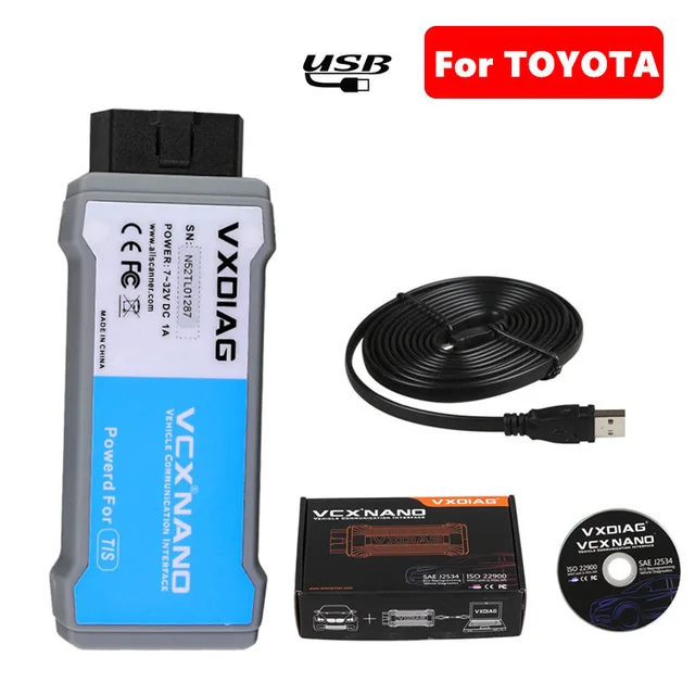 VXDIAG VCX NANO для Land Rover и для программного обеспечения Jaguar SSD V141& для F-o-r-d/Mazda IDS V108& для Volvo/G-M/Opel/Toyota - Цвет: Розовый