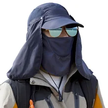 Мужская женская шляпа от солнца 360 градусов Солнцезащитная ветрозащитная шапочка для верховой езды на открытом воздухе-MX8