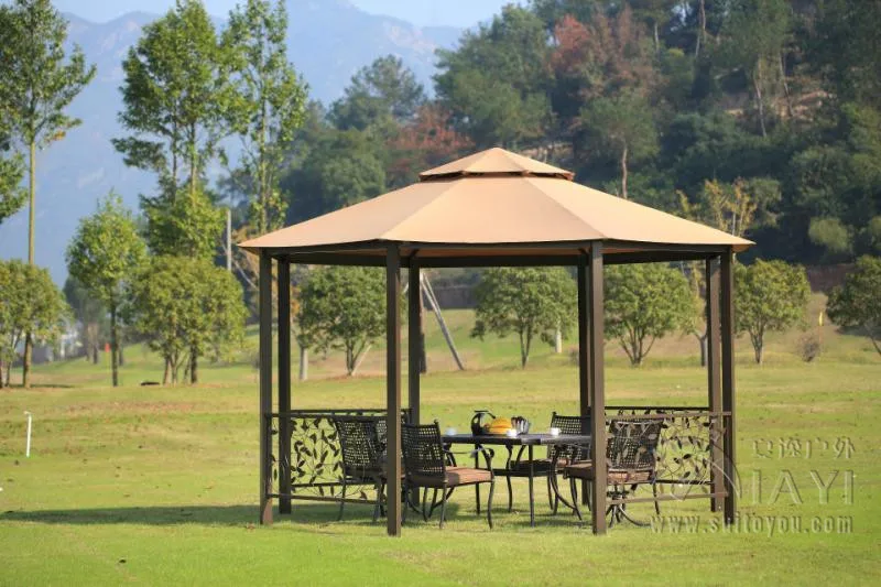 Dia 4 meter 8 edge shape garden patio gazebo tent aluminum