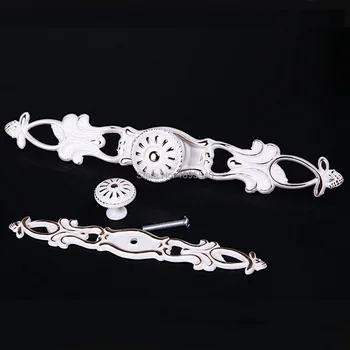 

New 225mm Cabinet Knobws & Handles Euro-Style Bedroom Furniture Door Knobs Ivory Knobs Closet Handle Drawer Pulls Bars
