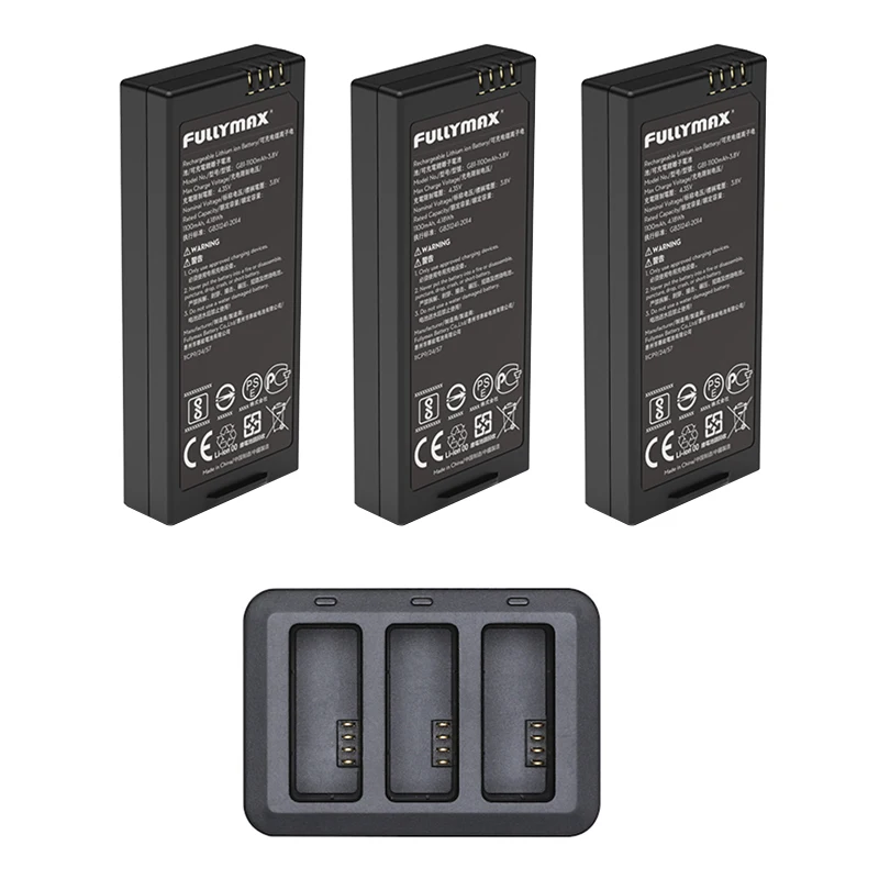 3battery 1charger Тельо Интеллектуальный полета Батарея 1100 mAh 3,8 V 3 в 1 Зарядное устройство для DJI Райз Тельо Drone аксессуары Запчасти фирменная Новинка - Цвет: 3battery 1charger