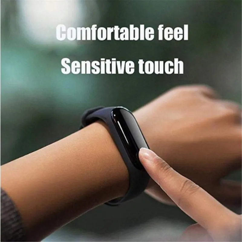 3 шт. Защитная пленка для экрана Xiaomi Mi Band смарт браслет Xiomi защитная не закаленное