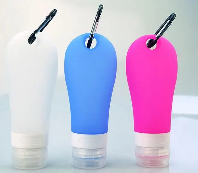 3pcs/set 90ML Refillable Bottles Hook Bottle Travel Containers Portable