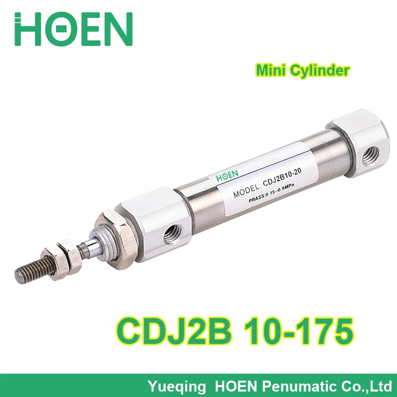 

30 PCS/lot CDJ2B10-175 SMC Type Cylinder CDJ2B series 10mm Bore 175m Stroke double action Mini Pneumatic Cylinder cdj2b10*175