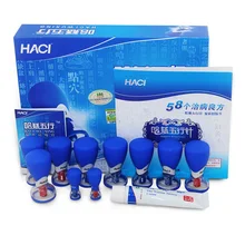 10cups Household Vacuum Haci Magnetic Therapy Acupressure Suction Cup TCM Acupuncture And Moxibustion Cupping Set Health Care