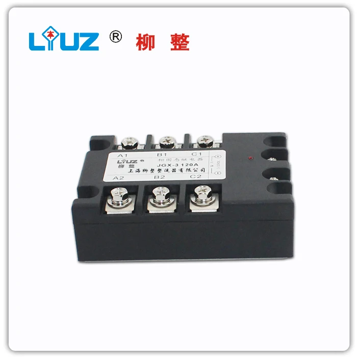 

[ZOB] Three phase solid state relay 120DA JGX3 reinforced copper base plate - rectifier --2PCS/LOT