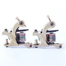 Besta катушки татуировки машины для двух тату машина пистолет лайнер и шейдер с коробками профессиональные машинки для татуировок