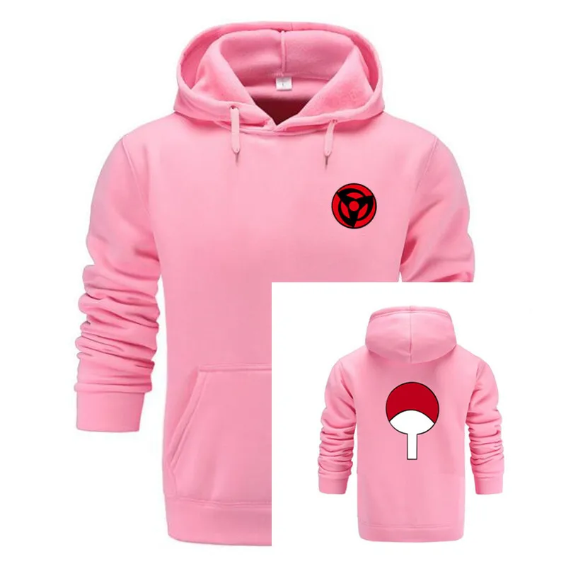  2018 New Naruto Anime Fashion Hoodies And Sweatshirts For Couples Fashion Winte Hoodies Men Uchiha 