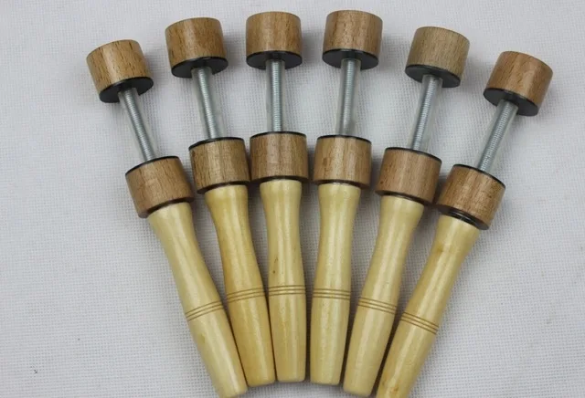 

violin making/repair tools, 6 pcs simple root violin glueing clamp
