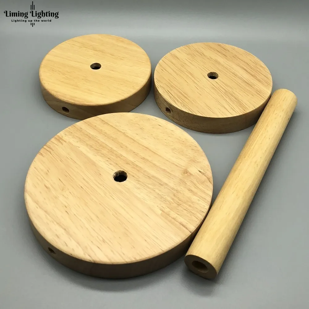 Wood Lamp Base Oak Nordic Pendant Simple Desk Light Beside Lights High