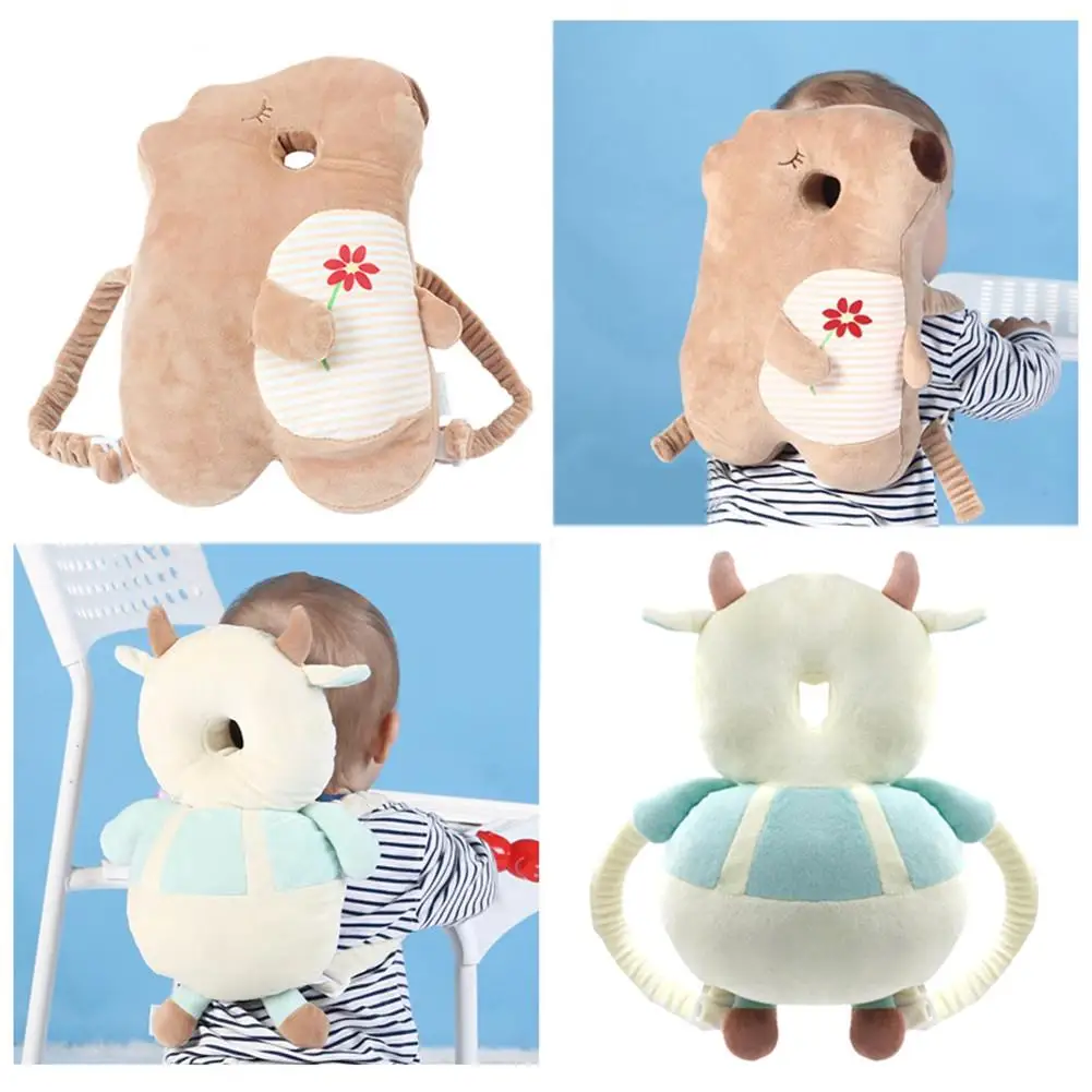

Breathable Mesh Cloth Baby Toddler Head Protection Pillow Shatter-resistant Headrest Child Anti-shock Cap Back Pad