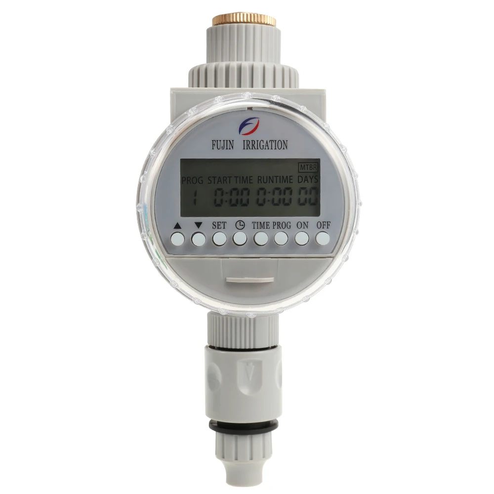 

FUJINIRRIGATION Garden Watering Solar Water Timer Automatic Watering Irrigation Controllers System LCD Digital Irrigation Timer