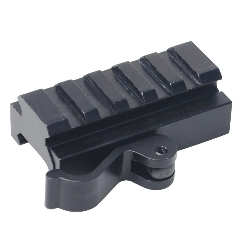 

Rail Mount Quick Release Adapter Offset Extension Tactical Rifle Scope Sight High Profile See Through Base Converter For Red Dot
