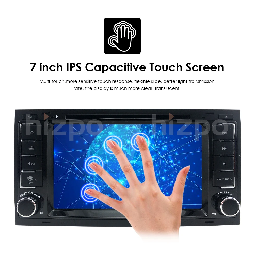 Best Android9.0 QuadCore CAR DVD GPS For VW Volkswagen Touareg T5 Transporter Multivan dvd player touch screen radio SWC DVR BT 2GRAM 14