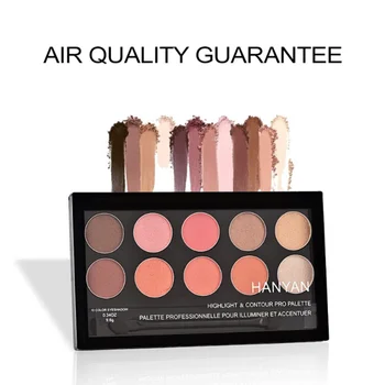 

New 10 Colors Matte Professional Eyeshadow Palette Pigments Makeup Shimmer Eye Shadow Powder Contour Cosmetic Set Q1