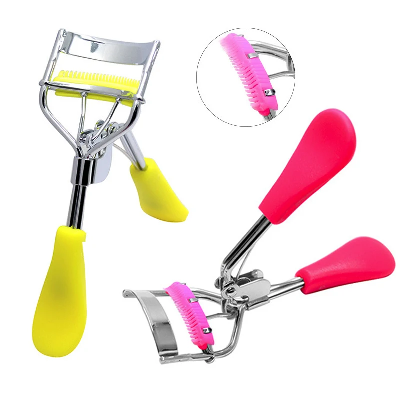 

High Quality Eyes Makeup Tools Lashes Curling Natural Eyelash Curler Cosmetics Curl Lash Tool 6 Colors