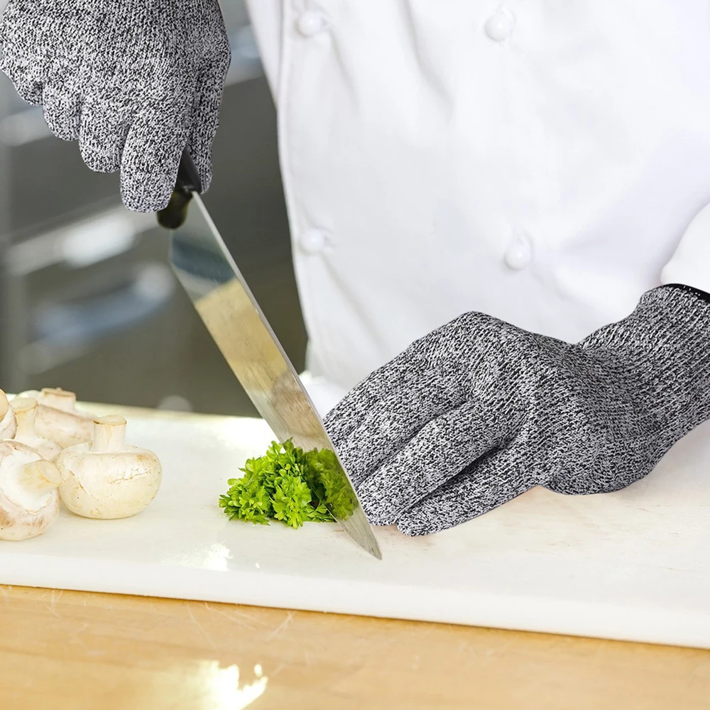 Cut Proof Kitchen Butcher Gloves Anti-cut Safety Gloves Flame Stab Resistant Stainless Steel Wire Metal Mesh Houshold Gloves