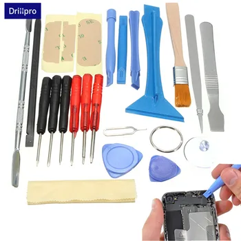 

Drillpro 22 in 1 Smart Cell Mobile Phone Opening Pry Repair Tool Kit Torx Screwdrivers Set For iPhone For Samsung Hand Tools Set