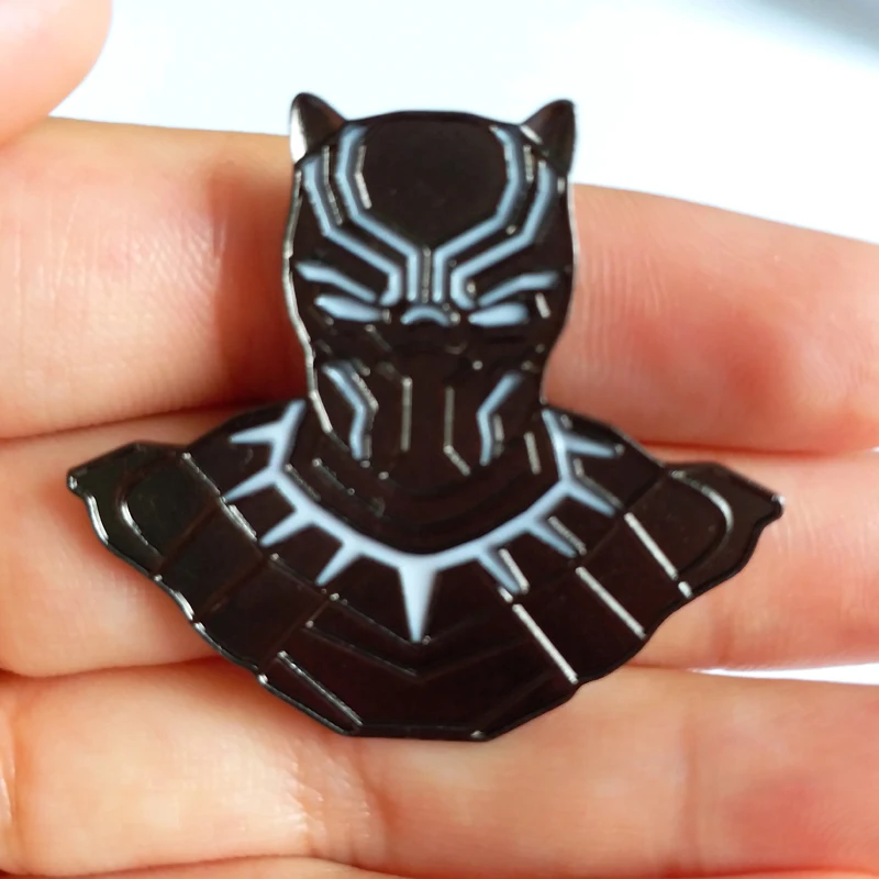 

Avengers endgame Black Panther Pins And Brooches glove thanos pins and badges the avengers pins jewelry Accessories