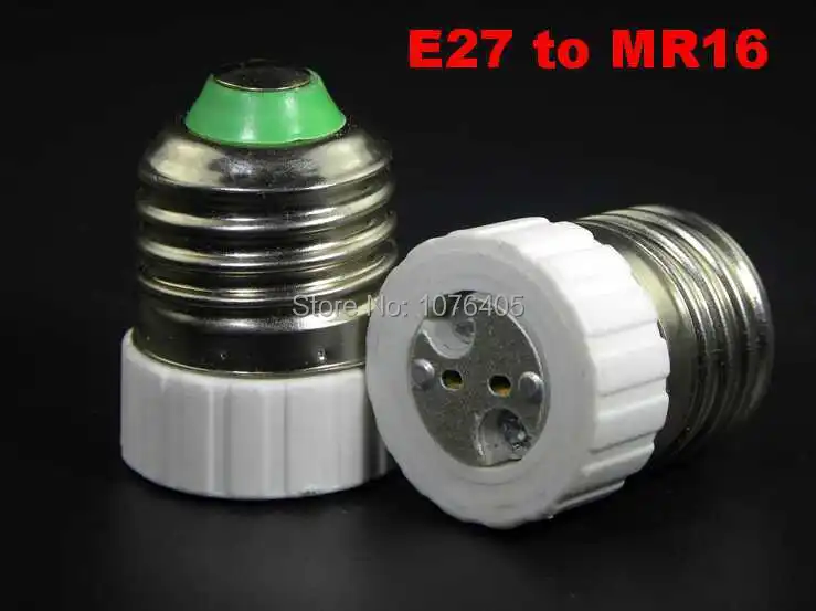 

5pcs/lot free shipping LED MR16 base E27 To MR16 lamp holder adapter converter LED lamp Adapter Screw Socket