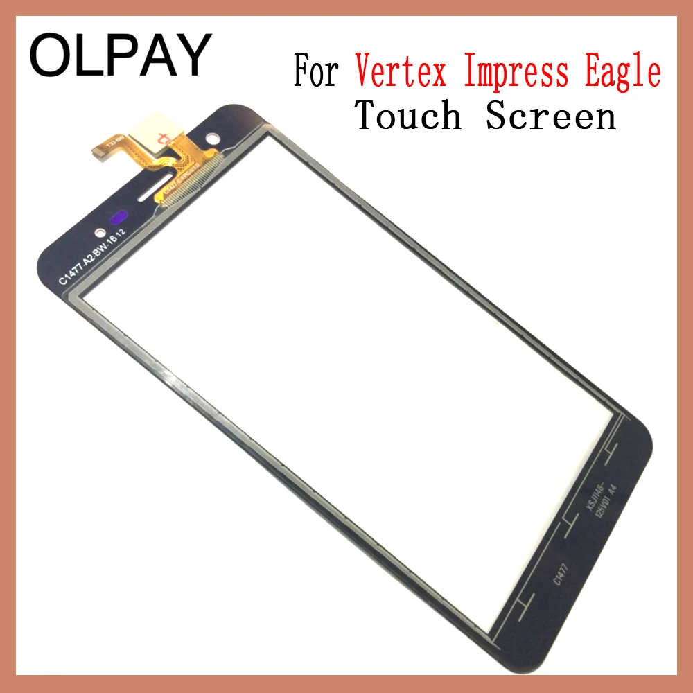 OLPAY 5,0 ''Новинка для Vertex Impress Eagle 3g сенсорный экран стекло дигитайзер панель объектив сенсор Бесплатный клей и салфетки